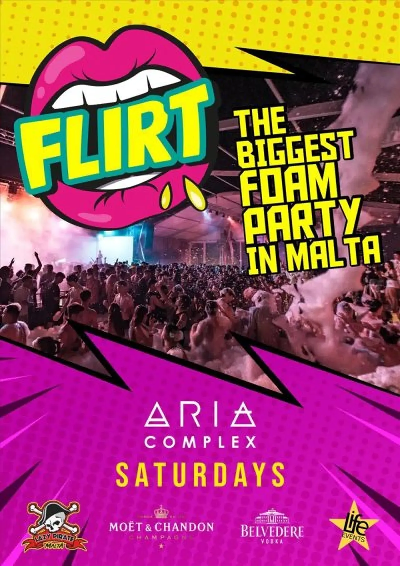 Affiche officielle : FLIRT Foam Party Edition